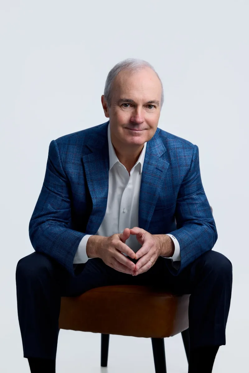 Tim Young seated in his New Orleans office